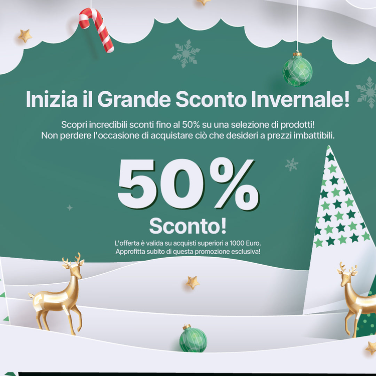 ❄️ Inizia il Grande Sconto Invernale! 🛒