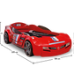 Biturbo Autoletto per Bambini - (90x195 Cm) - Rosso