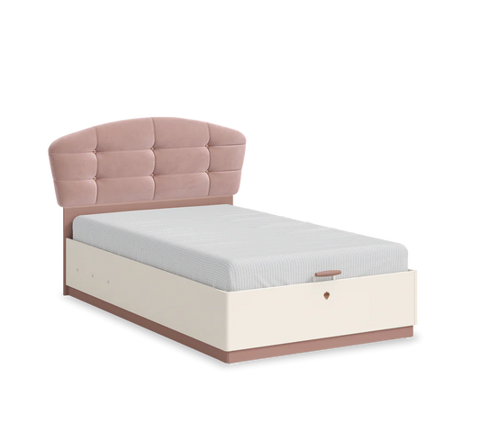 Letto Con Contenitore Elegance 120x200 Cm, Spazio Di Stoccaggio E Struttura Robusta