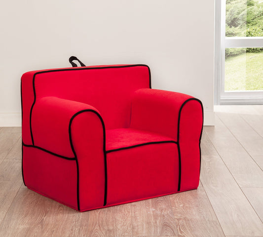 Sedia Comfort Rossa per Bambini, Dimensioni 61x52x49 cm, Design Ergonomico e Colorato